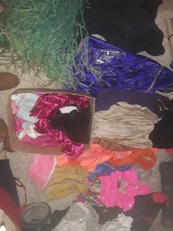 Lots of dress up clothes