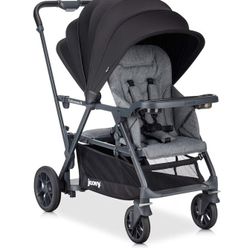 👶 Joovy Caboose S Premium Double Stroller p– Grey Melange + 2nd Seat Included!
Luxury sit-and-stand stroller that grows with your family.