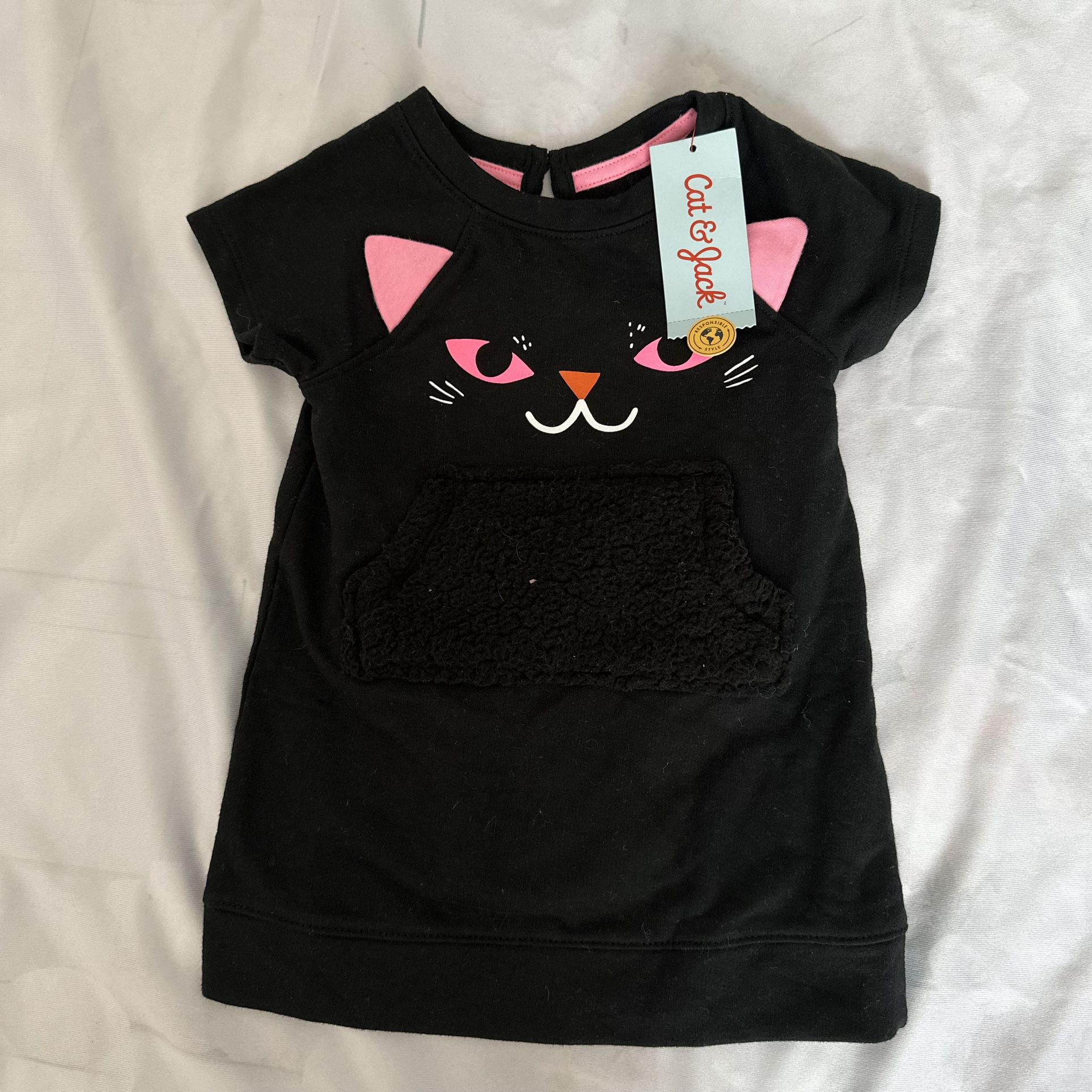 CAT DRESS BRAND NEW WITH TAGS NWT 12 MONTHS 9-12 MONTHS