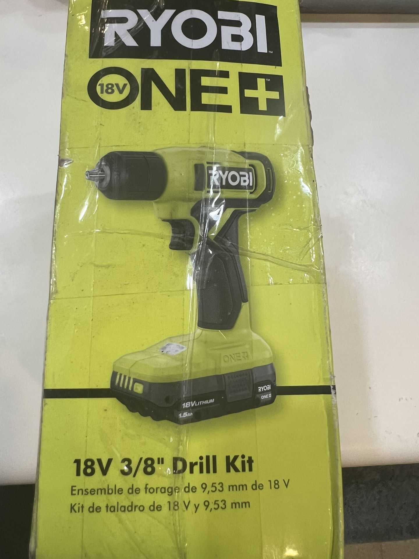 Ryobi 18V 3/8 Drill Kit