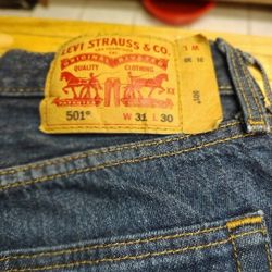 Levi Jeans 501 31 X 30, Jones Lake Mead