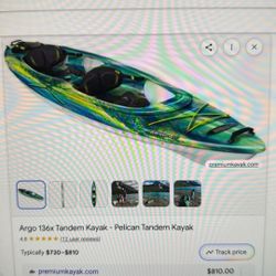 Kayak Argo 136x Tandem 13.6 Ft 