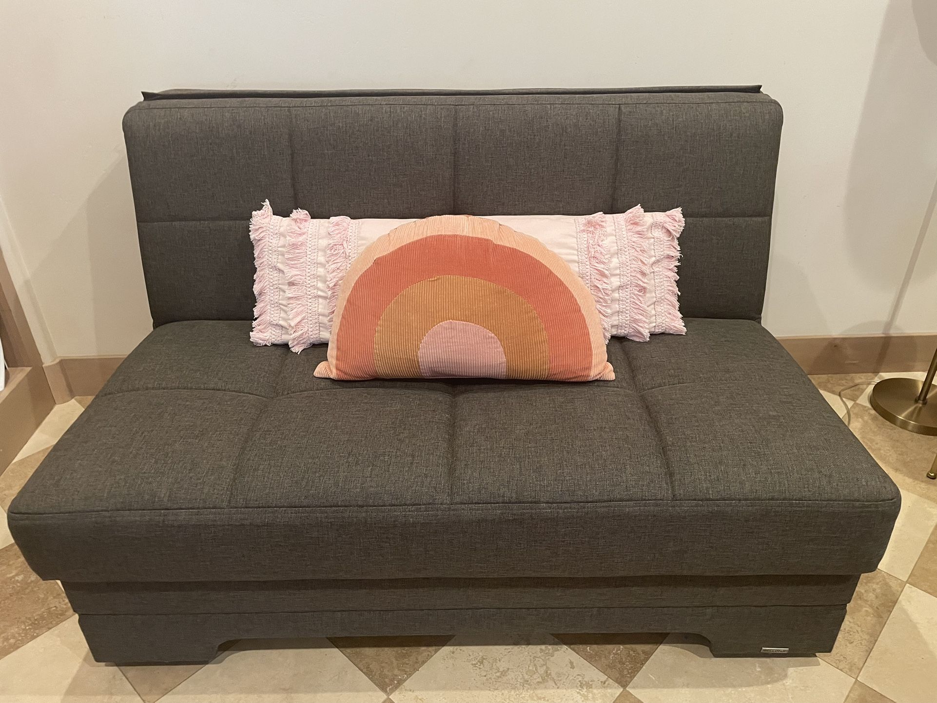 Full Size Convertible Sleeper Sofa With Storage