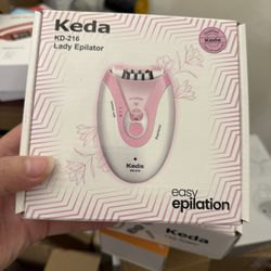 New In Box, Epilator for Women, 2 Speeds Facial Hair Removal Device with LED Light,