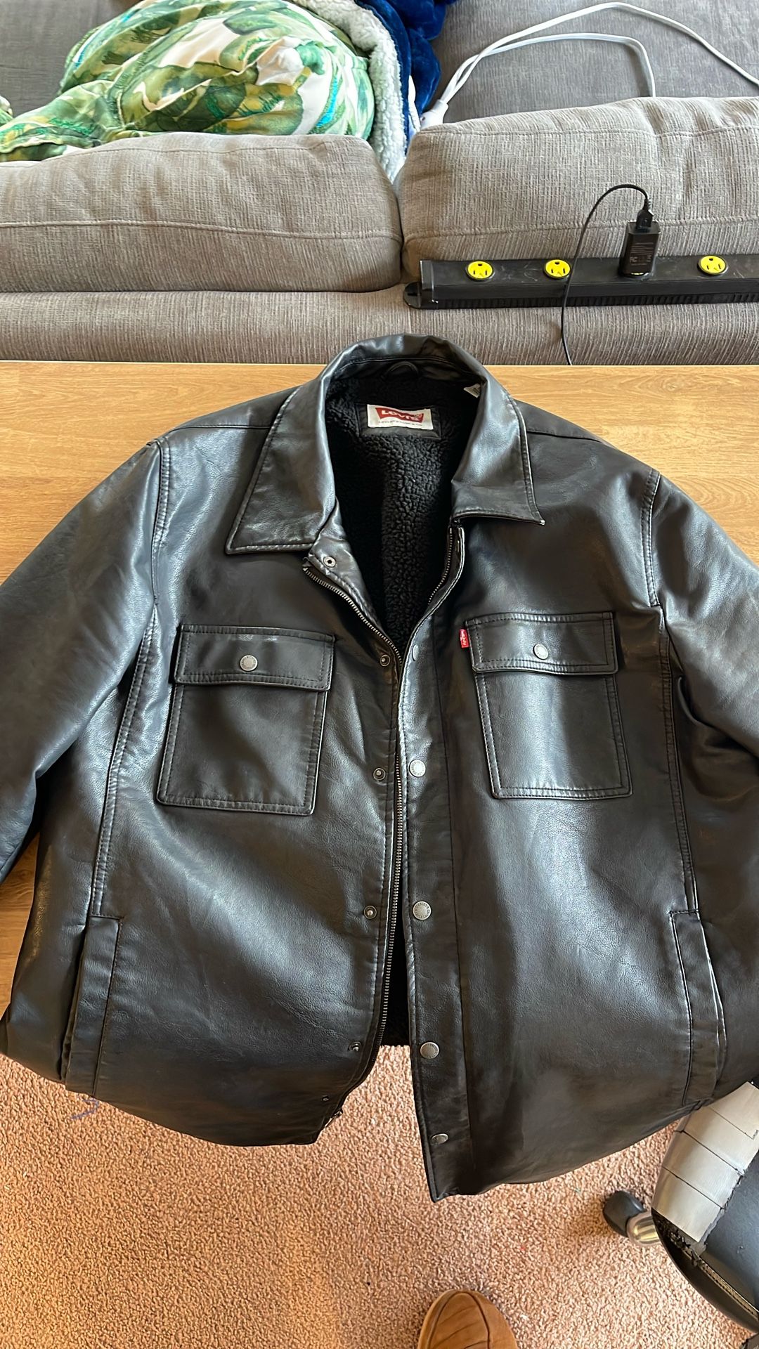 XXL levis leather jacket