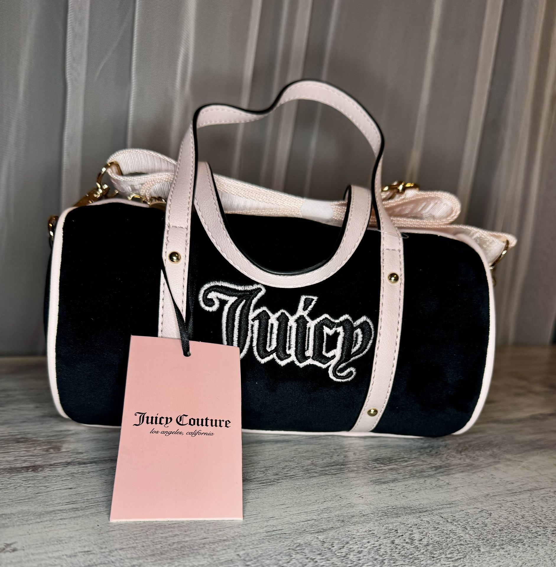Juicy Couture Velour Barrel Bag