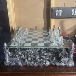 Medieval Knights 3D Chess Board