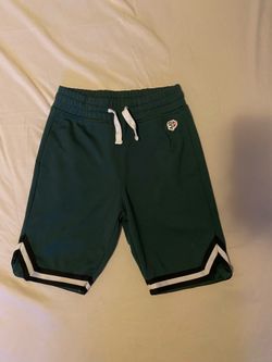 Southpole Boys' Little Athletic Running Track Shorts Med Green
