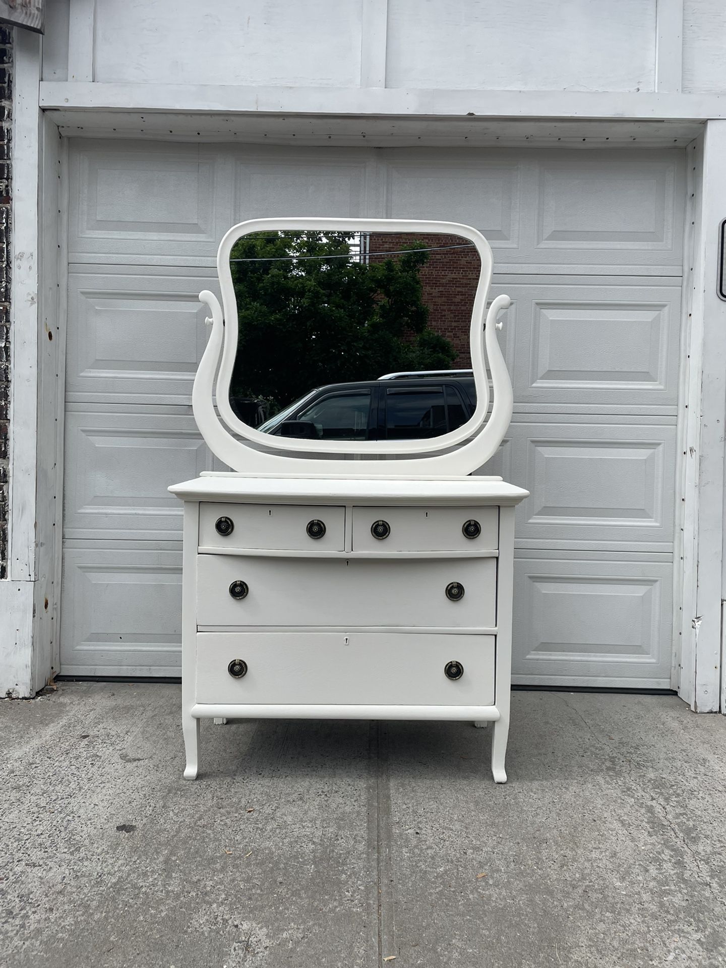 Stunning Antique Refinished Solid Wood Dresser