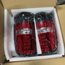 New in box DNA MOTORING TL-DRAM94-LED-3D-CH-RD LED 3D Tail Light Assembly Driver & Passenger Side [Compatible with 94-02 Dodge Ram 1 3500]