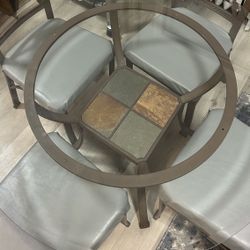 48 Inch Round Dining Set 