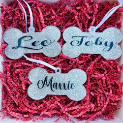 Christmas Dog Bone Ornaments