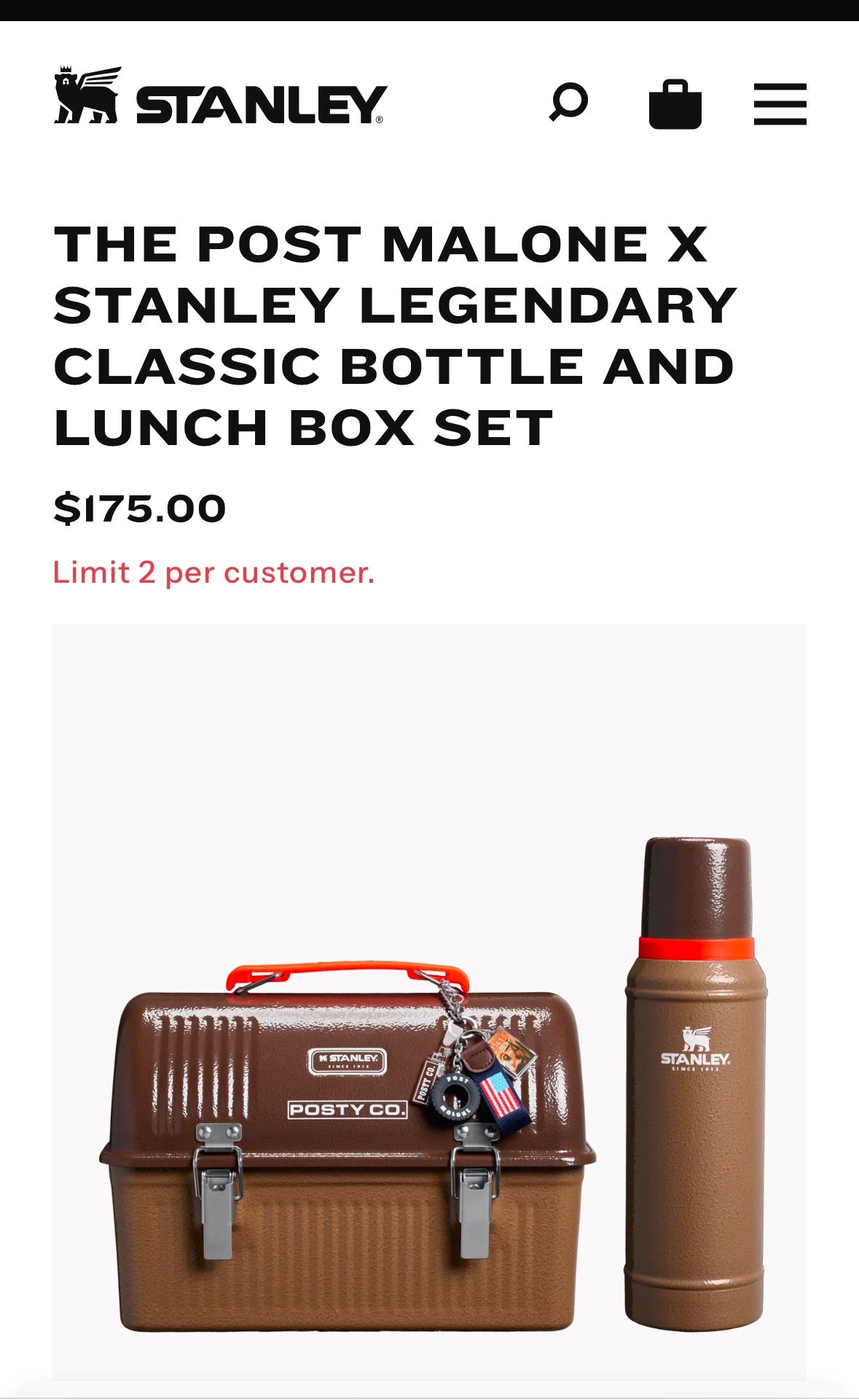 Stanley X Post Malone Lunch Box Set