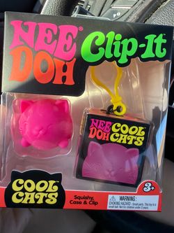 Nee Doh Cool Cats Clip-It Squishy Set