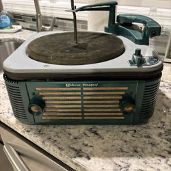 vintage 1950s Webcor Jubilee Fonograf record player