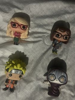 4 Toys Funko  Pop ,, Son Husados Pero Buenas Condiciones Y Baratos 