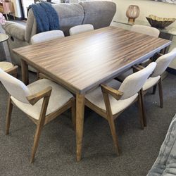 Dining Table With 6 Chairs 