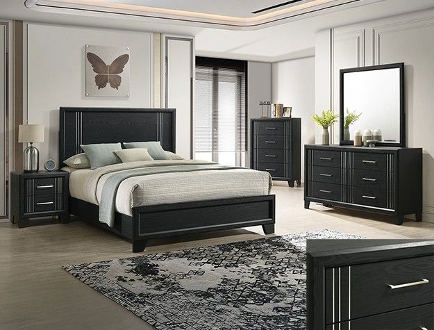 Brand New! 7pc Queen/Full Bedroom Set😍/ Take it home with only$39Down/ Hablamos Español Y Ofrecemos Financiamiento 🙋🏻♂️
