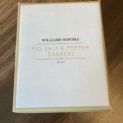 New Williams Sonoma Fig Design Shaker Set