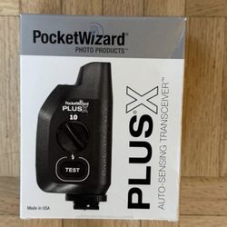 📸 PocketWizard Plus X – BRAND NEW, SEALED 