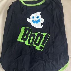 Dog Halloween BOO T-shirt Size Large