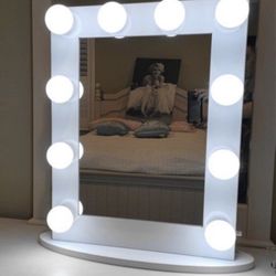 New Hollywood Makeup Vanity Mirror with 10 LED Dimmable Bulbs 26.25’’x19.7’’
