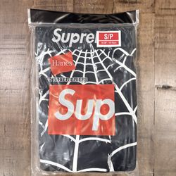 Size S Supreme Hanes Spider-Man Boxer Briefs (2 Pack) Black
