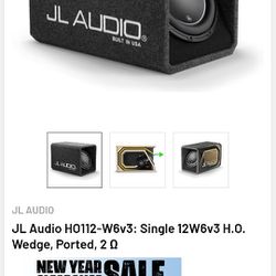 JL Audio W6 12" Subwoofer With OEM box. + 3000 Watt Amp ! Used Hits Hard 