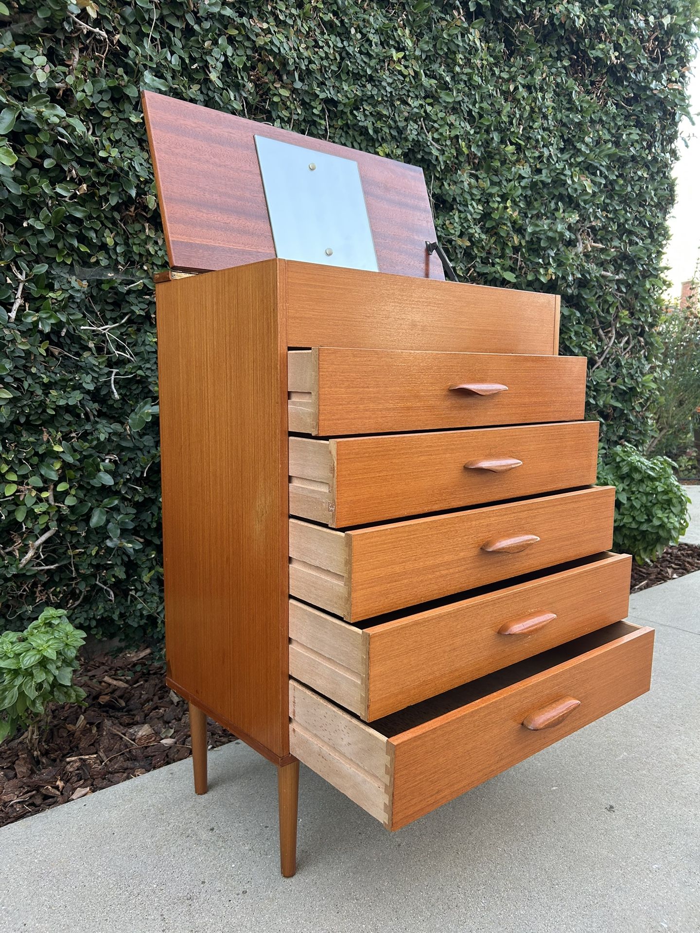 mid century modern dresser vanity Mid Century Entryway Vanity Dresser by G Plan