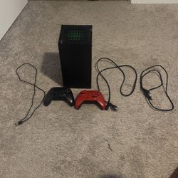 Xbox Series X With 2 Controllers