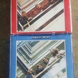 The Beatles 1(contact info removed) Red 1(contact info removed) Blue 2 CD Sets Mint Condition Discs  Booklet