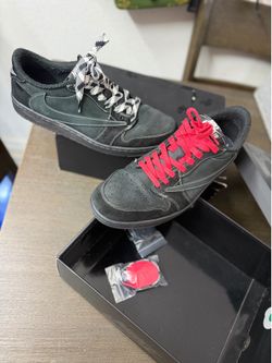 Used Jordan 1 Low Travis Scott Phantom Black