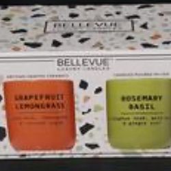 4 Bellevue 10oz Luxury Scented Candles new in box