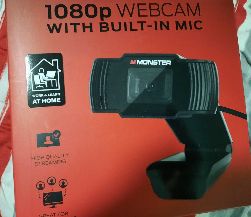 Monster Webcam With Built In Mic