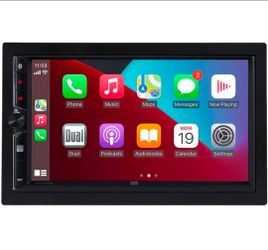 Dual Electronics Dual DCPA723W 2-DIN 7"" Apple CarPlay Android Auto Digital Multimedia Receiver