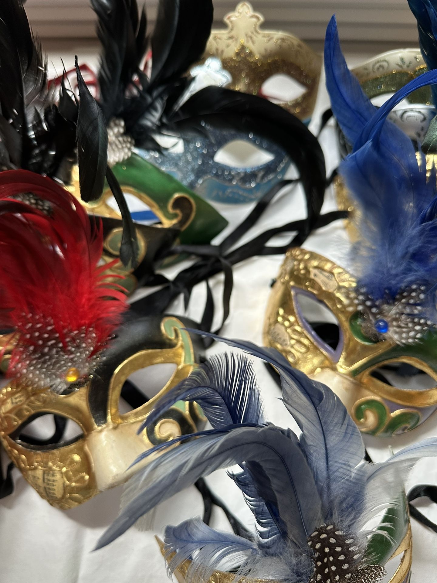 Mardi Gras masquerade Face Masks
