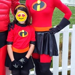 Halloween Costume The Incredibles Violet Girls size 8