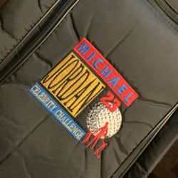 1993 Michael Jordan Celebrity Golf Challenge embroidered player's golf bag.Event Origin: Created for participants and players of the annual Michael Jo