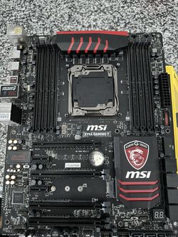 Semi Working Read description X99A MSI Gaming Motherboard No Trades