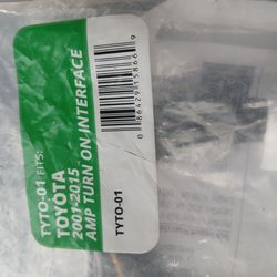 Toyota 2001-2015 amp turn on interface kit