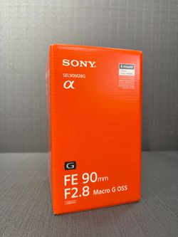 Sony FE 90mm f/2.8 Macro G OSS Lens