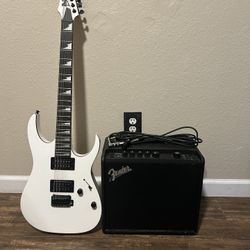 Gio Ibanez And Fender Amp For Sale!