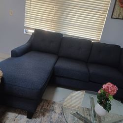 Dark Navy Blue Couch