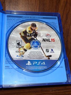Opened PlayStation 4 & 5 Video Game PS5 PS4 NHL 15
