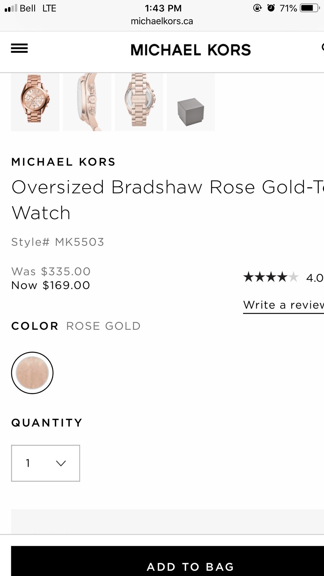 Michael Kors Watch ‼️