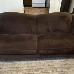 Brown Heart Shaped Couch 