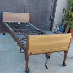 INVACARE TWIN SIZE ELECTRIC ADJUSTABLE MEDICAL BED 