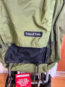 Vintage 1980s Camp Trails Backpack With External Frame and 6 pockets