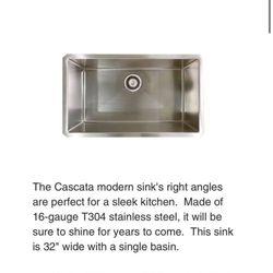 New Stainless Steel Sink