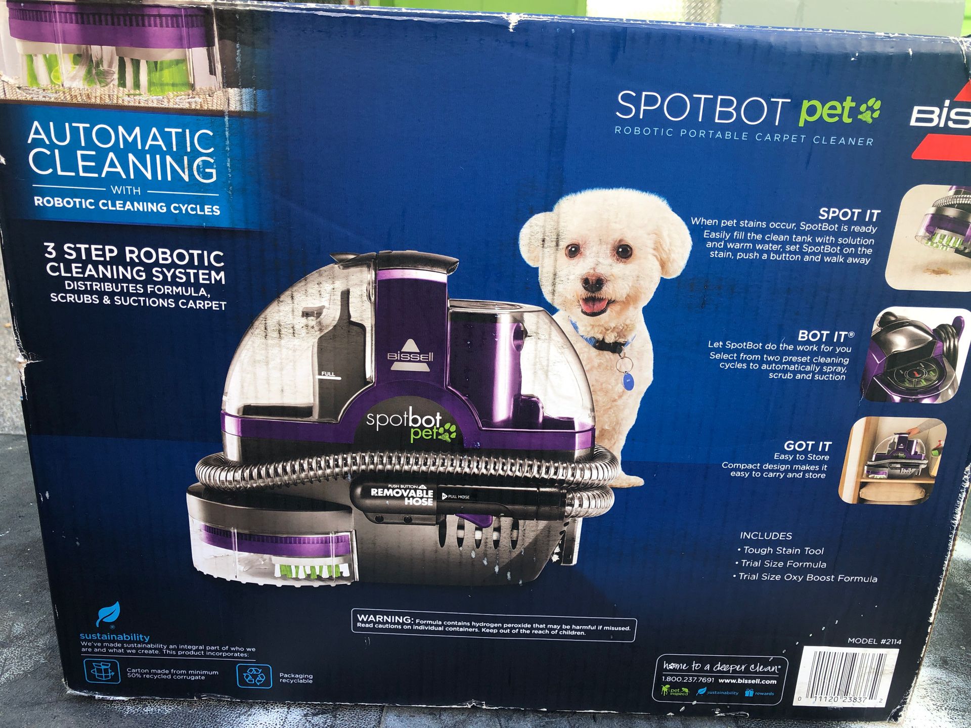 Bissell Automatic cleaning with Robotic cleaning Cycles